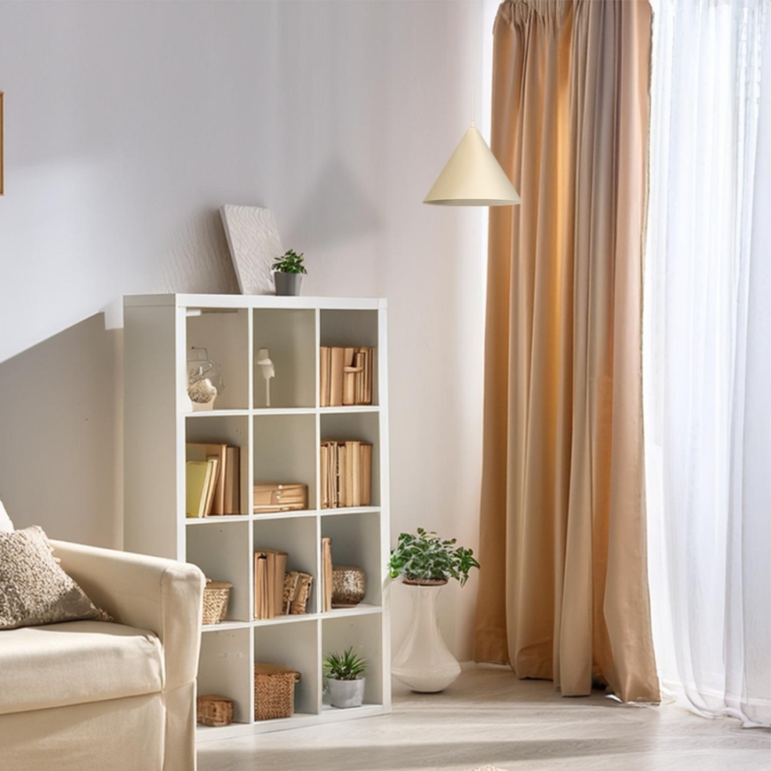 Pakabinamas šviestuvas CAPITAL ant laido, 1xGX53/15W/230V, skersmuo 32 cm, kreminės spalvos