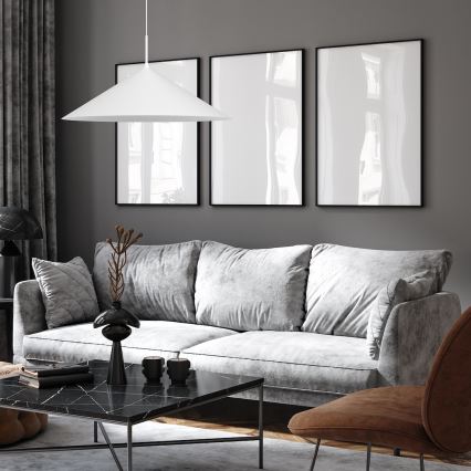 Pakabinamas šviestuvas CAPITAL ant laido 1xGX53/15W/230V, skersmuo 60 cm, baltas