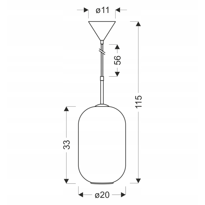 Pakabinamas šviestuvas CRESTO su laidu 1xE27/40W/230V balta/auksinė