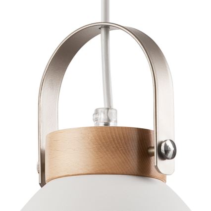 Pakabinamas šviestuvas ant laido DANIELLE 1xE27/60W/230V ąžuolas