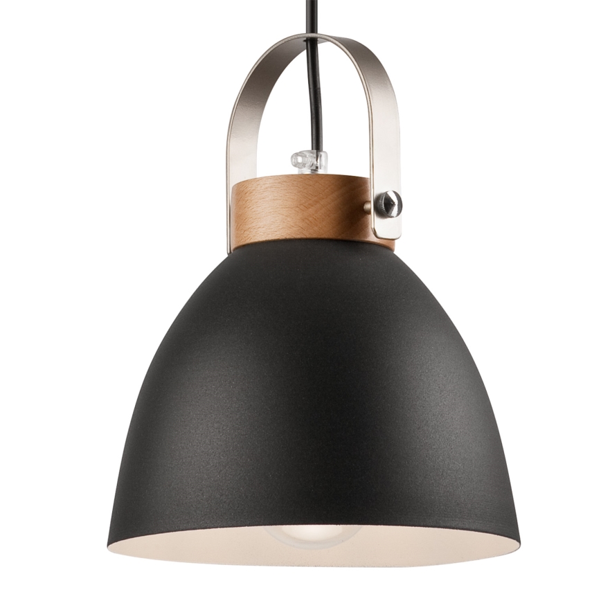 Pakabinamas šviestuvas ant laido DANIELLE 2xE27/60W/230V ąžuolas