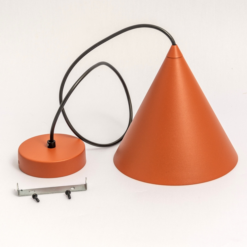 Pakabinamas šviestuvas ETNA II su kabeliu 1xE27/15W/230V, skersmuo 25 cm, oranžinis