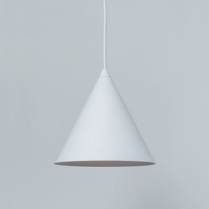 Pakabinamas šviestuvas ETNA II su laidu 1xE27/15W/230V, Ø 18,5 cm, baltas
