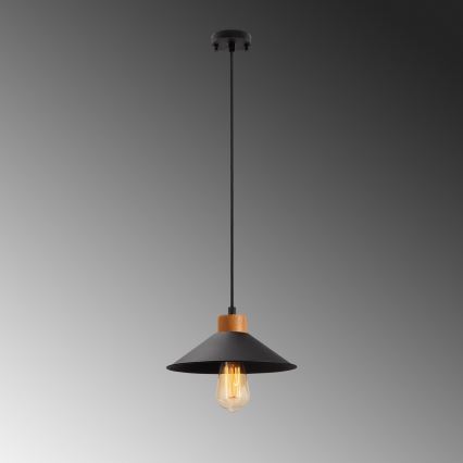 Pakabinamas šviestuvas MANAVGAT ant laido 1xE27/40W/230V juoda/ruda
