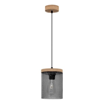 Pakabinamas šviestuvas MONSUN su viela 1xE27/60W/230V, pušies medienos apdaila