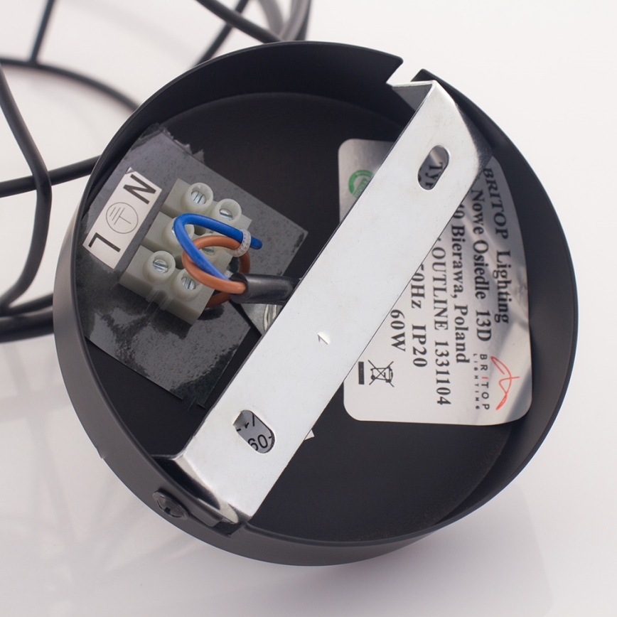 Pakabinamas šviestuvas ant laido OUTLINE 1xE27/60W/230V