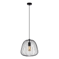 Pakabinamas šviestuvas OVELLA su laidu, 1xE27/15W/230V, skersmuo 36 cm, juodas