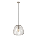 Pakabinamas šviestuvas OVELLA su laidu 1xE27/15W/230V, skersmuo 36 cm, pilkas