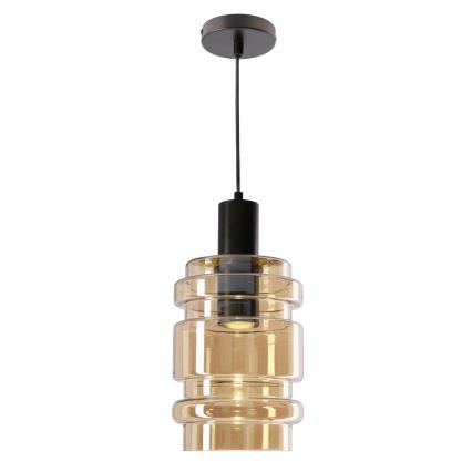 Pakabinamas šviestuvas RADON 1xE27/40W/230V rūdijantis smėlio