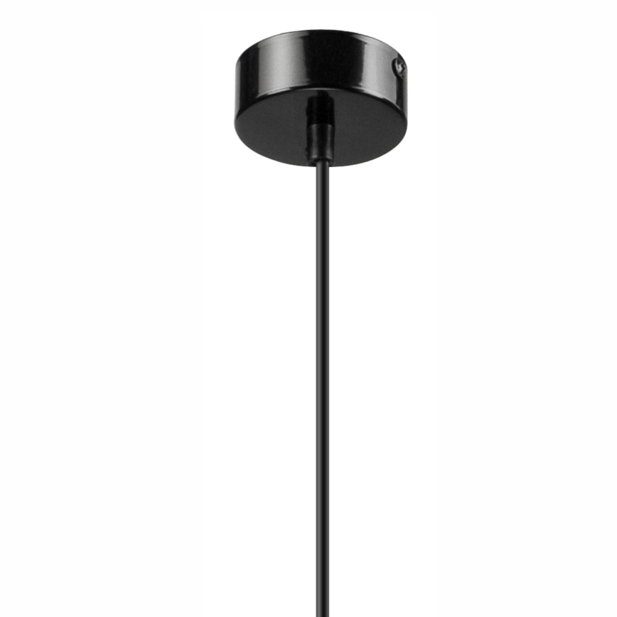 Pakabinamas šviestuvas ant laido SIMON 1xE27/60W/230V juodas/ąžuolas