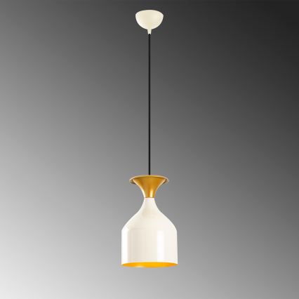 Pakabinamas šviestuvas SIVANI ant laido 1xE27/40W/230V balta/varinė