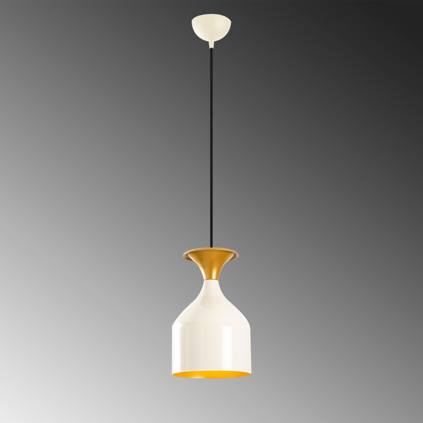 Pakabinamas šviestuvas SIVANI ant laido 1xE27/40W/230V balta/varinė