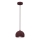 Pakabinamas šviestuvas SOOL su laidu 1xE27/15W/230V, skersmuo 15 cm, bordo