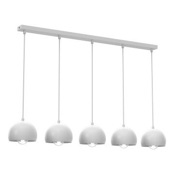 Pakabinamas šviestuvas SOOL su laidu 5xE27/15W/230V baltas