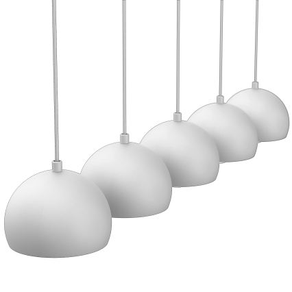 Pakabinamas šviestuvas SOOL su laidu 5xE27/15W/230V baltas