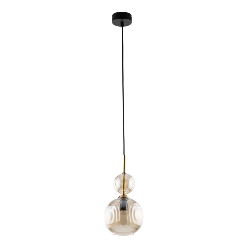 Pakabinamas šviestuvas SOPHIA ant laido 1xE14/10W/230V juodas/rūkinė smėlio spalva