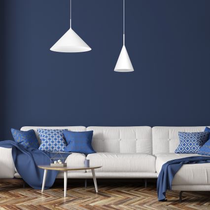 Pakabinamas šviestuvas su kabeliu CAPITAL 1xGX53/15W/230V, skersmuo 46 cm, balta