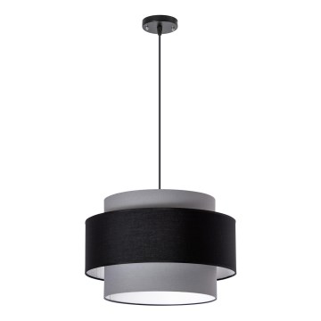 Pakabinamas šviestuvas su laidu 1xE27/60W/230V pilkas