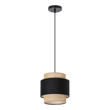 Pakabinamas šviestuvas su laidu 1xE27/60W/230V smėlio spalvos
