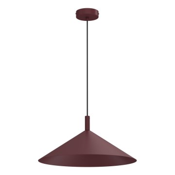 Pakabinamas šviestuvas su laidu ANEGA 1xGX53/15W/230V, skersmuo 40 cm, bordo spalvos
