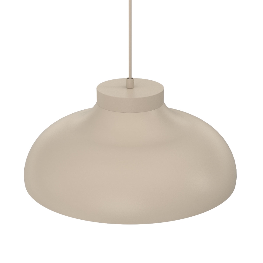 Pakabinamas šviestuvas su laidu BASCA 1xE27/15W/230V smėlio spalvos