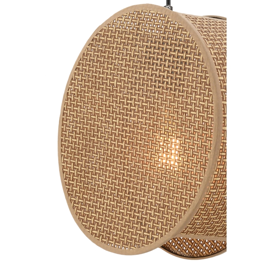 Pakabinamas šviestuvas su laidu BIG DRUM 1xE27/60W/230V ruda