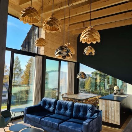 Pakabinamas šviestuvas su laidu BURGO 1xE27/60W/230V skersmuo 35 cm