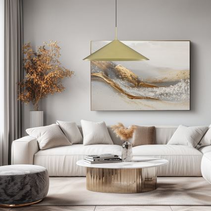 Pakabinamas šviestuvas su laidu CAPITAL 1xGX53/15W/230V Ø 60 cm, auksinis