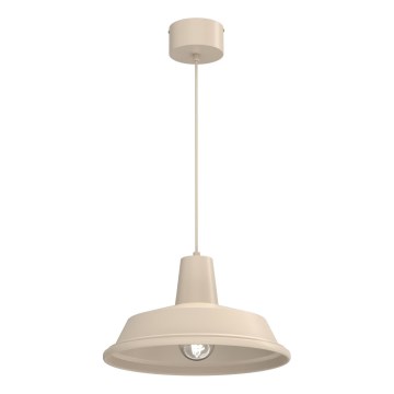 Pakabinamas šviestuvas su laidu CLASS 1xE27/15W/230V, smėlio spalvos