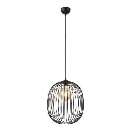 Pakabinamas šviestuvas su laidu DESTELLO 1xE27/15W/230V, skersmuo 32 cm, juodas