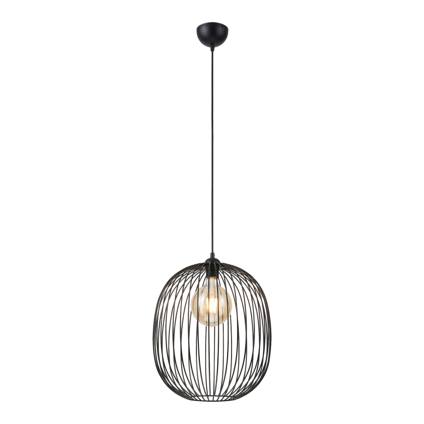 Pakabinamas šviestuvas su laidu DESTELLO 1xE27/15W/230V, skersmuo 32 cm, juodas