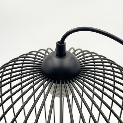 Pakabinamas šviestuvas su laidu DESTELLO 1xE27/15W/230V, skersmuo 32 cm, juodas