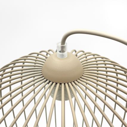 Pakabinamas šviestuvas su laidu DESTELLO 1xE27/15W/230V, skersmuo 33 cm, smėlinis