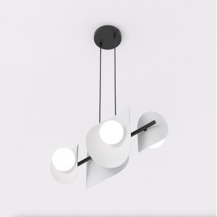 Pakabinamas šviestuvas su laidu ELEMENTI, 4xG9/8W/230V, pilkas