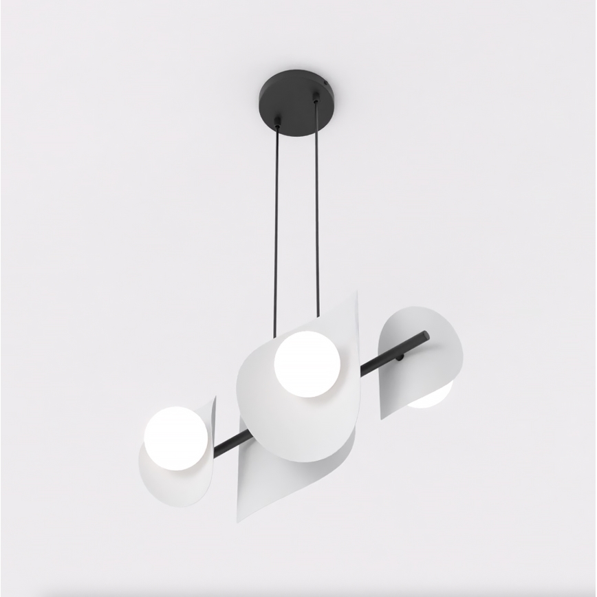 Pakabinamas šviestuvas su laidu ELEMENTI, 4xG9/8W/230V, pilkas