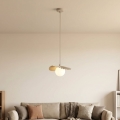 Pakabinamas šviestuvas su laidu FLORA 1xG9/8W/230V smėlio spalvos