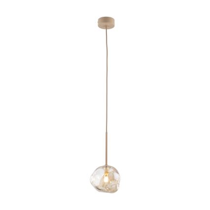 Pakabinamas šviestuvas su laidu LAVA 1xG9/8W/230V smėlio/dūminė smėlio spalva