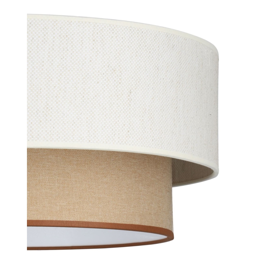 Pakabinamas šviestuvas su laidu NATIA 1xE27/60W/230V balta/ruda