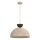 Pakabinamas šviestuvas su laidu NEVIS 1xE27/15W/230V, skersmuo 38 cm, smėlio spalvos