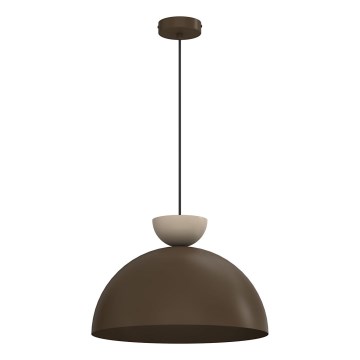 Pakabinamas šviestuvas su laidu NEVIS 1xE27/15W/230V Ø 38 cm ruda