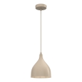 Pakabinamas šviestuvas su laidu NOAK CLASSIC 1xE27/15W/230V smėlinis