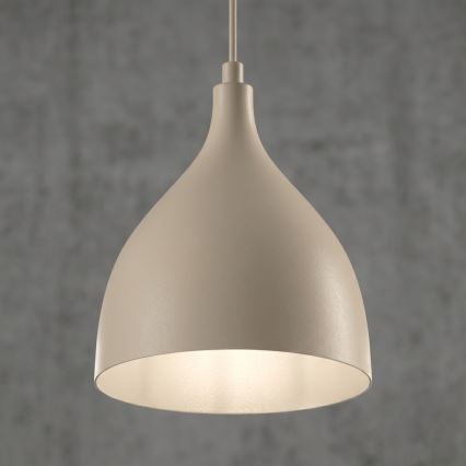 Pakabinamas šviestuvas su laidu NOAK CLASSIC 1xE27/15W/230V smėlinis