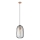 Pakabinamas šviestuvas su laidu OVELLA 1xE27/15W/230V, skersmuo 25 cm, juoda/pušis