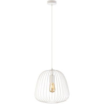 Pakabinamas šviestuvas su laidu OVELLA 1xE27/15W/230V skersmuo 36 cm kreminė
