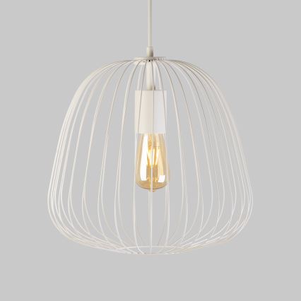 Pakabinamas šviestuvas su laidu OVELLA 1xE27/15W/230V skersmuo 36 cm kreminė