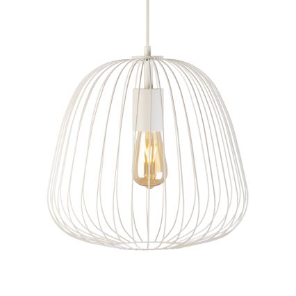 Pakabinamas šviestuvas su laidu OVELLA 1xE27/15W/230V skersmuo 36 cm kreminė
