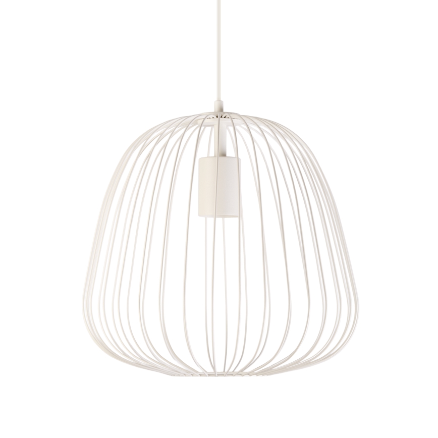 Pakabinamas šviestuvas su laidu OVELLA 1xE27/15W/230V skersmuo 36 cm kreminė