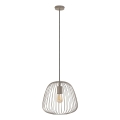 Pakabinamas šviestuvas su laidu OVELLA 1xE27/15W/230V Ø 36 cm, smėlio spalvos