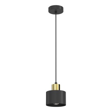 Pakabinamas šviestuvas su laidu PARKLA 1xE27/15W/230V juodas