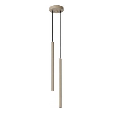 Pakabinamas šviestuvas su laidu PASTELO 2xG9/8W/230V taupe